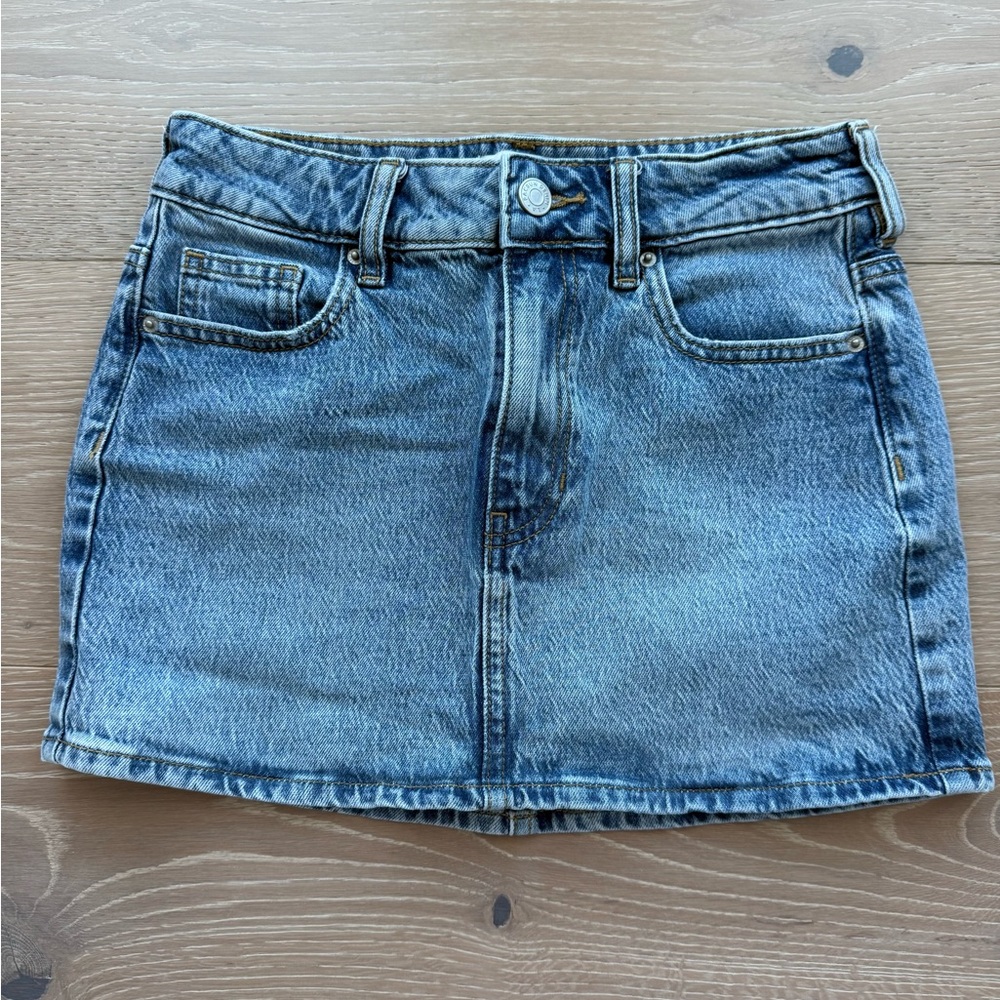 PacSun Blue Denim Mini Skirt